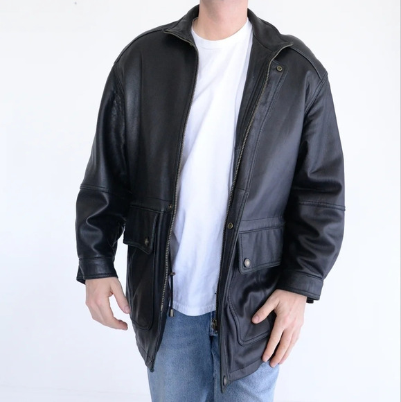 Vintage Danier Vintage Soft Leather Zip Up Thinsulate Thermal Lined Jacket XS - Picture 1 of 15